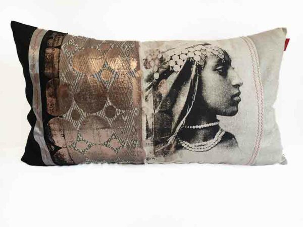 Housse de coussin Laila cuivre